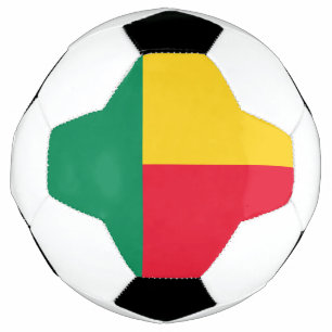 Patriotic Benin Flag Football