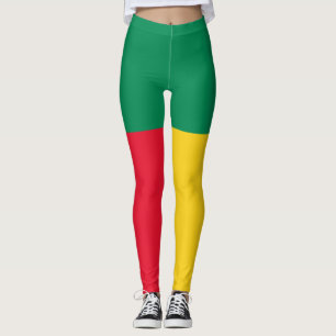Patriotic Benin Flag Leggings