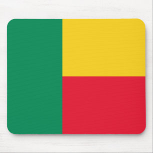 Patriotic Benin Flag Mouse Mat