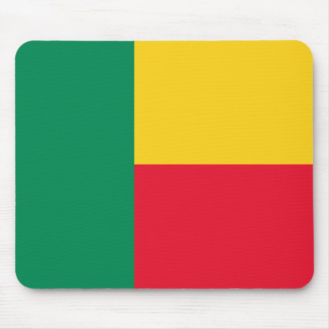 Patriotic Benin Flag Mouse Mat (Front)
