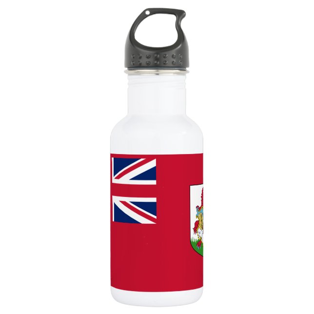 Patriotic Bermuda Flag 532 Ml Water Bottle (Front)