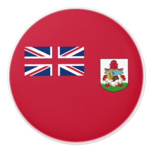 Patriotic Bermuda Flag Ceramic Knob