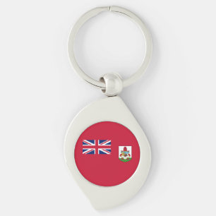 Patriotic Bermuda Flag Key Ring