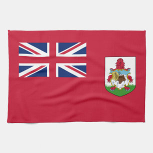 Patriotic Bermuda Flag Kitchen Towel
