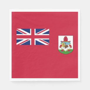 Patriotic Bermuda Flag Napkin