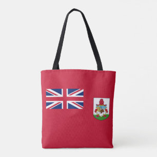 Patriotic Bermuda Flag Tote Bag
