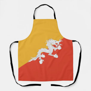 Patriotic Bhutan Flag Apron