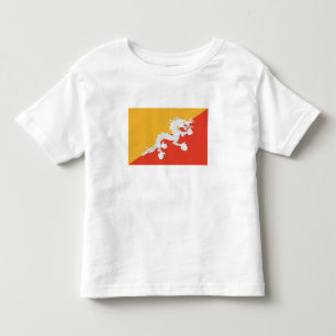 Patriotic Bhutan Flag Toddler T-Shirt