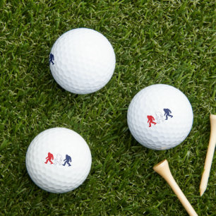 Patriotic Big Foot Golf Balls