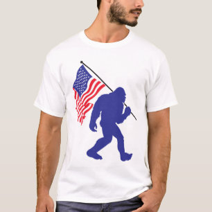 Patriotic Big Foot T-Shirt