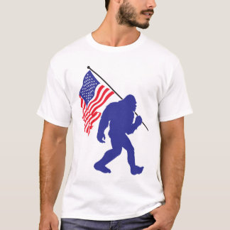 Patriotic Big Foot T-Shirt