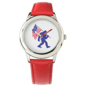 Patriotic Big Foot Watch