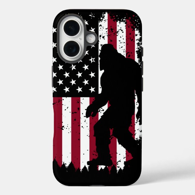 Patriotic Bigfoot   Case-Mate iPhone Case (Back)
