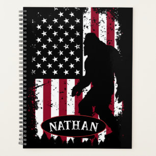 Patriotic Bigfoot Planner