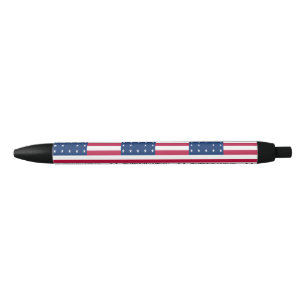 Patriotic Bikini Atoll Flag Blue Ink Pen