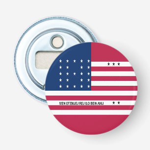 Patriotic Bikini Atoll Flag Bottle Opener
