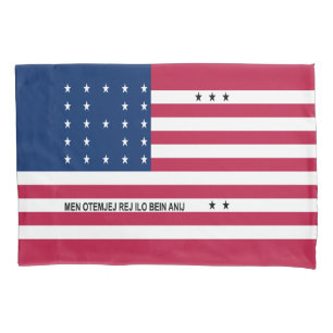 Patriotic Bikini Atoll Flag Pillowcase