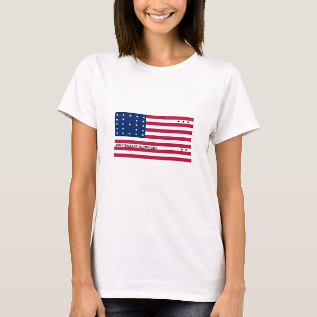 Patriotic Bikini Atoll Flag T-Shirt (Front)