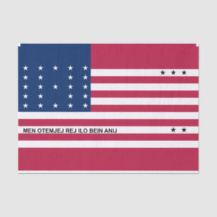 Patriotic Bikini Atoll Flag Tissue Paper
