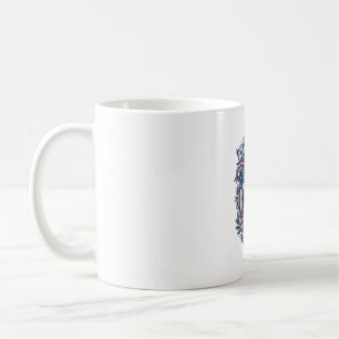 Patriotic Birdwatcher Vector Graphic Tee (2) Coffee Mug