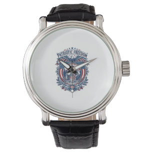 Patriotic Birdwatcher Vector Graphic Tee (2) Watch