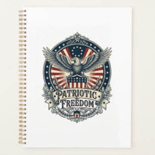 Patriotic Birth Year Series Vector Graphic Tee Planner