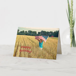 patriotic birthday card