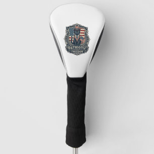 Patriotic Black Cat Vector Graphic Tee (2)_1 Golf Head Cover