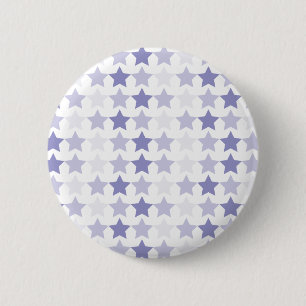 Patriotic Blue Ombre Stars 6 Cm Round Badge