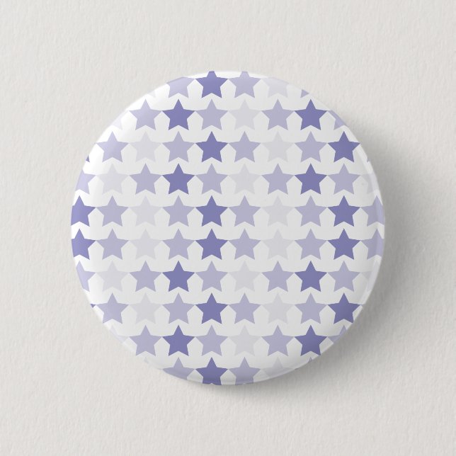 Patriotic Blue Ombre Stars 6 Cm Round Badge (Front)