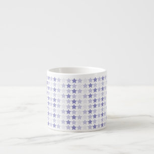 Patriotic Blue Ombre Stars Espresso Cup