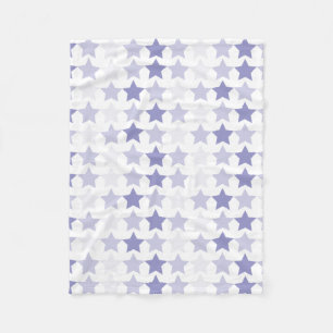 Patriotic Blue Ombre Stars Fleece Blanket