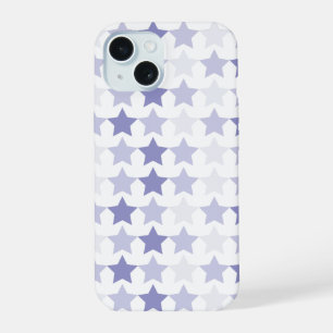Patriotic Blue Ombre Stars iPhone 15 Case