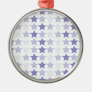 Patriotic Blue Ombre Stars Metal Tree Decoration