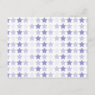 Patriotic Blue Ombre Stars Postcard