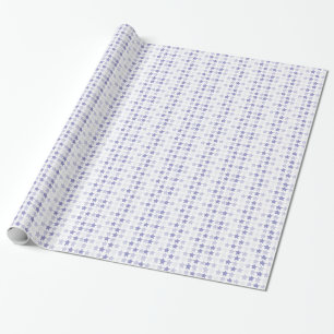 Patriotic Blue Ombre Stars Wrapping Paper