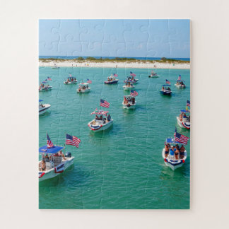 Patriotic  boating theme jigsaw puzzle
