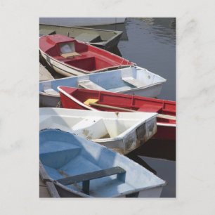 Patriotic Boats Postcard