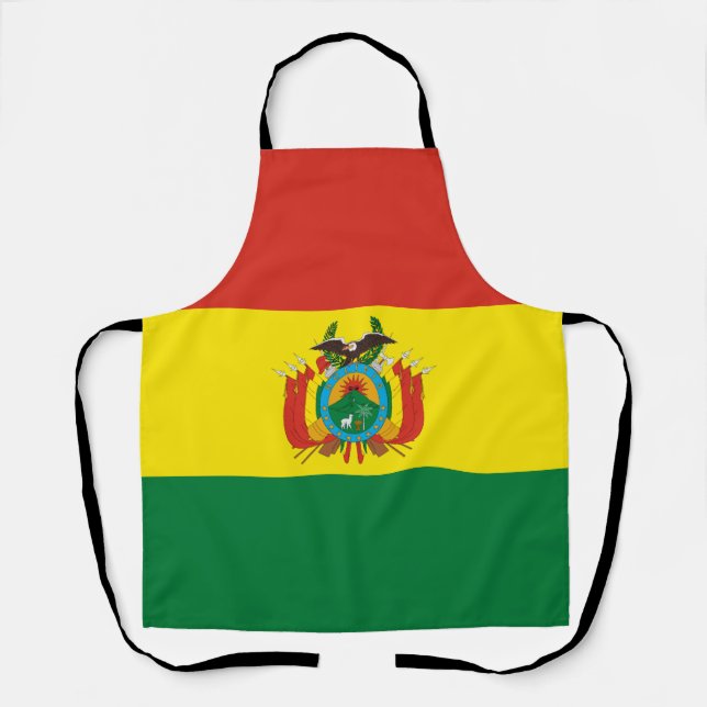 Patriotic Bolivia Flag Apron (Front)