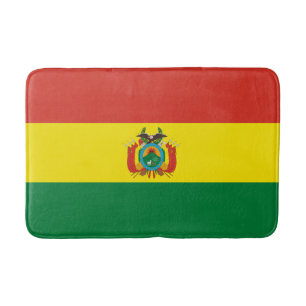 Patriotic Bolivia Flag Bath Mat