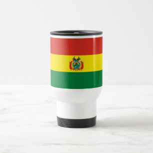 Patriotic Bolivia Flag Travel Mug