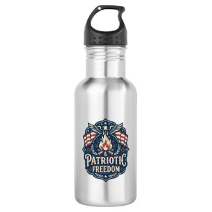 Patriotic Bonfire Night Vector Graphic Tee_1 532 Ml Water Bottle