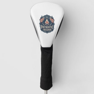 Patriotic Bonfire Night Vector Graphic Tee_1 Golf Head Cover