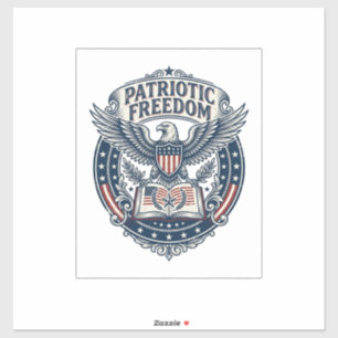 Patriotic Book Club Vector Graphic Tee (2)