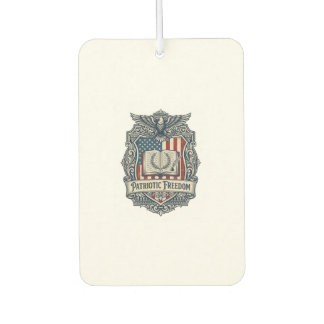 Patriotic Book Club Vector Graphic Tee Car Air Freshener