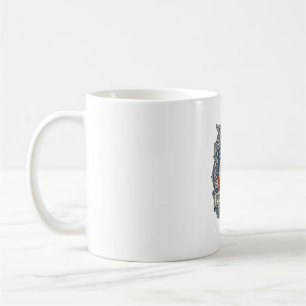 Patriotic Book Club Vector Graphic Tee Coffee Mug