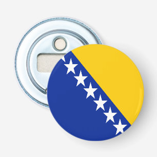 Patriotic Bosnia Herzegovina Flag Bottle Opener