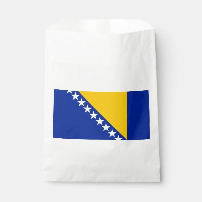 Patriotic Bosnia Herzegovina Flag Favour Bags (Front)