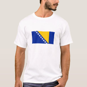 Patriotic Bosnia Herzegovina Flag T-Shirt