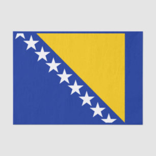 Patriotic Bosnia Herzegovina Flag Tissue Paper